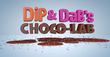 3D Type, 3D Text, Low poly, Chocolate, 